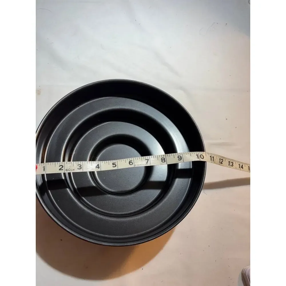 Vintage Metal and Plastic Cake Pan